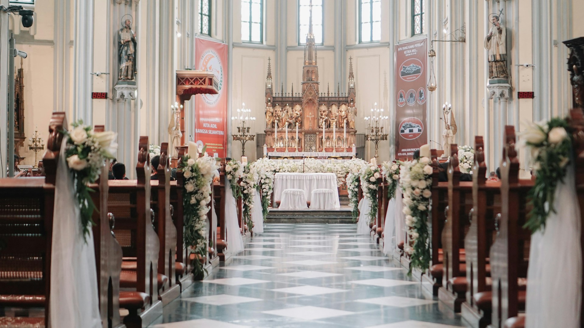 deco mariage eglise