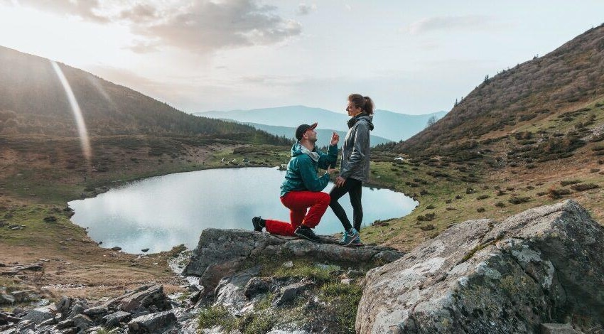 Demande en mariage originale