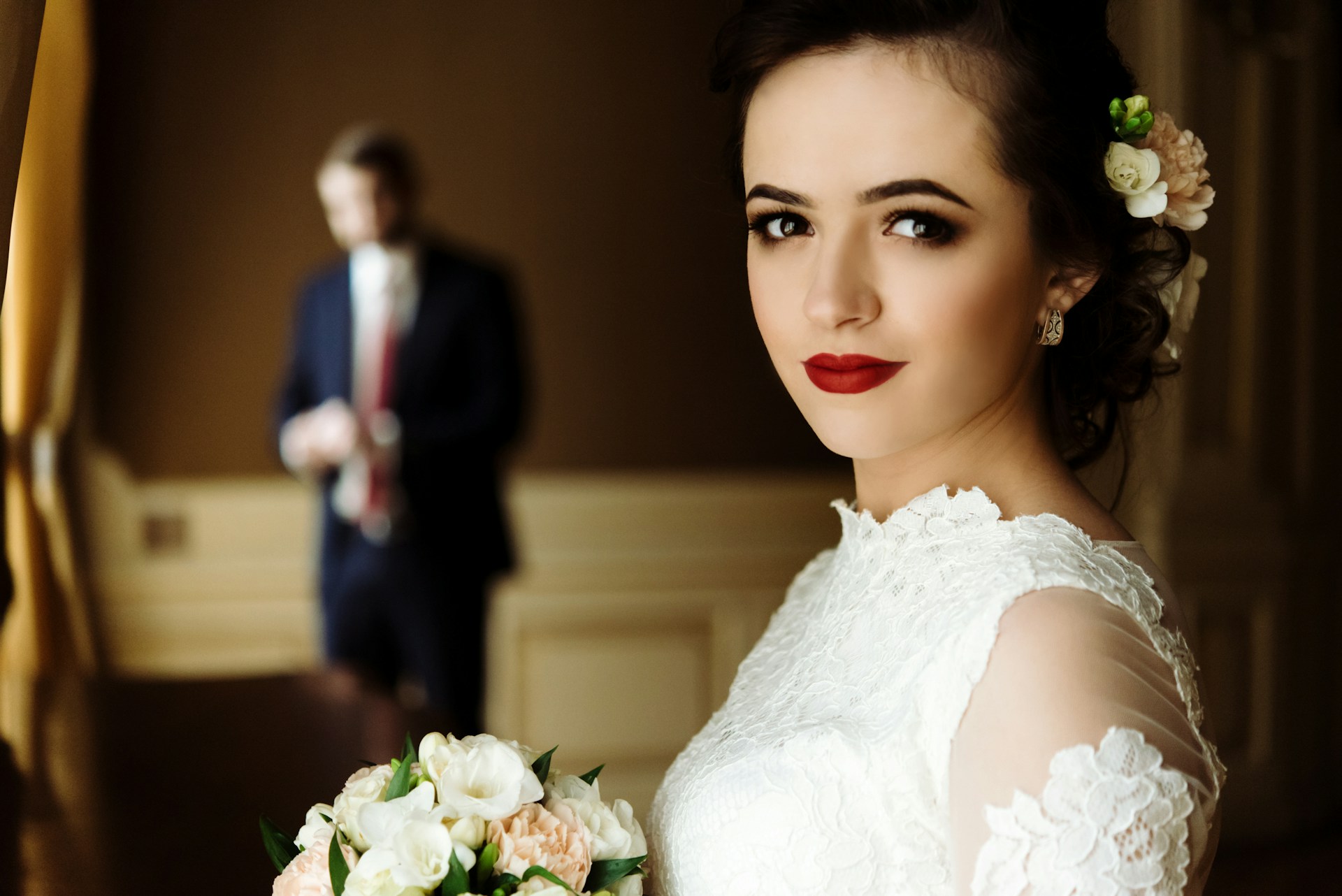 maquillage mariage pour brune yeux marrons