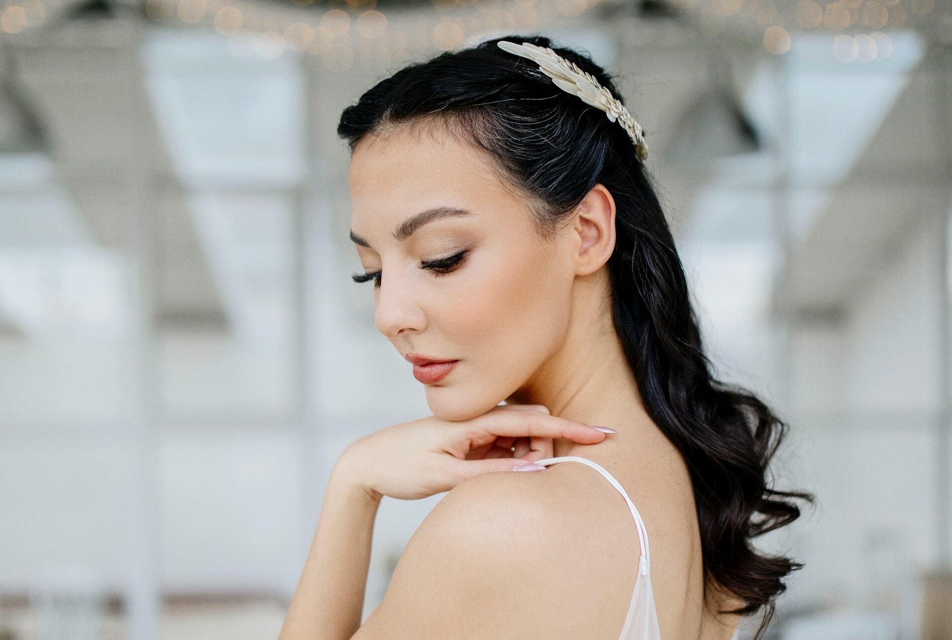 maquillage pour mariée brune