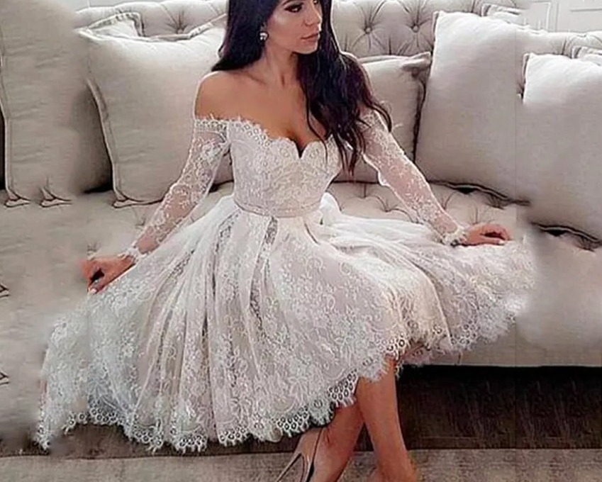 robe de mariage civile courte