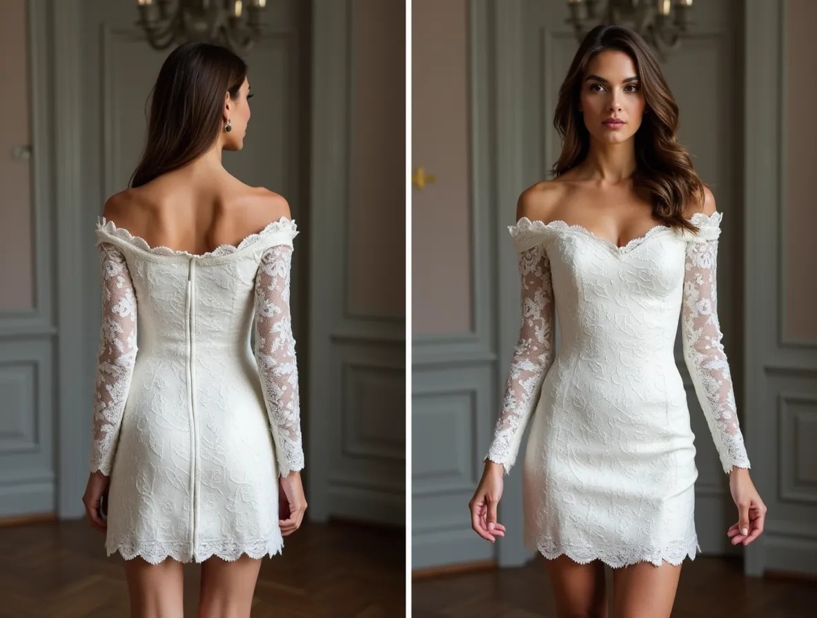 robe courte mariage civil