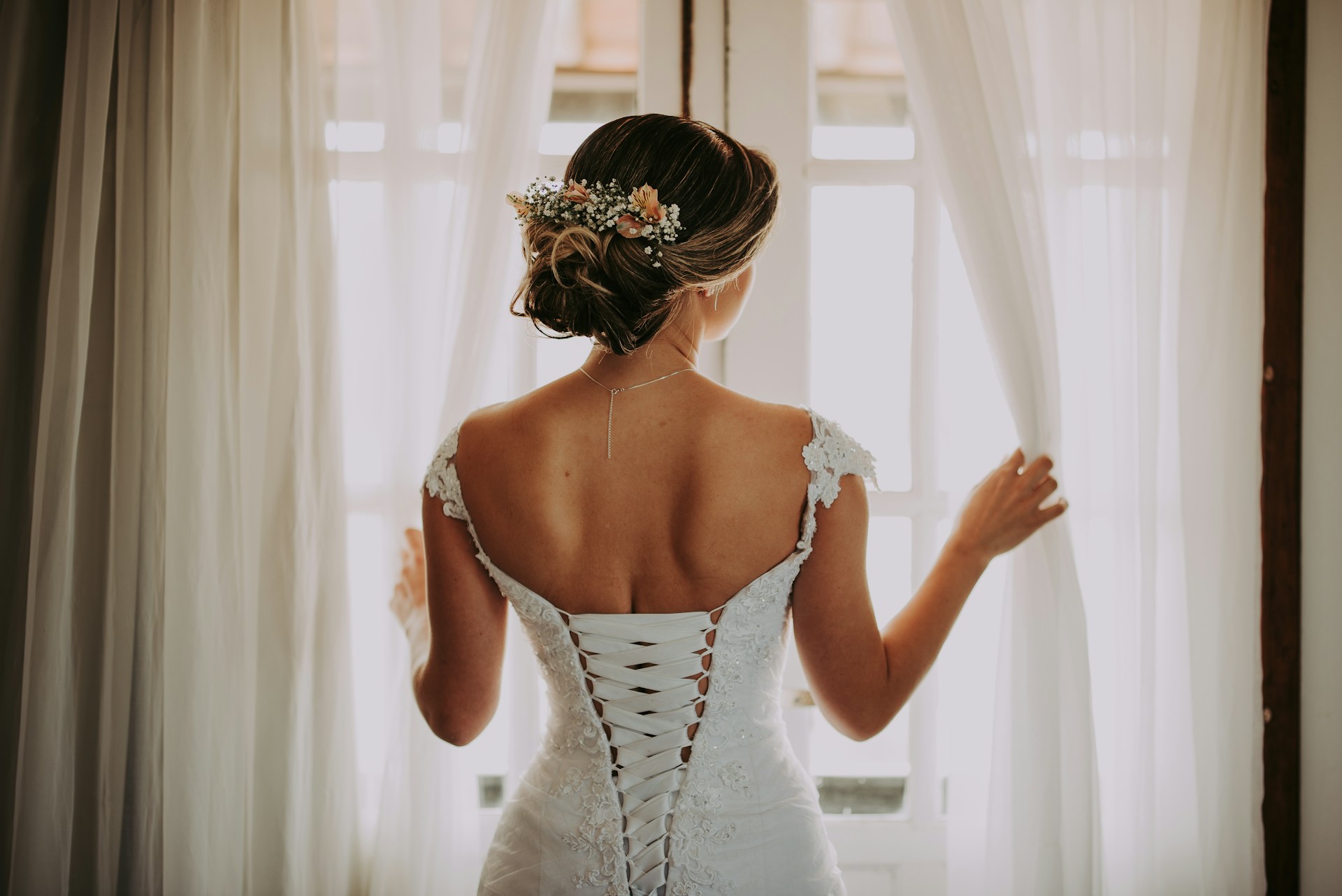 chignon pour le mariage