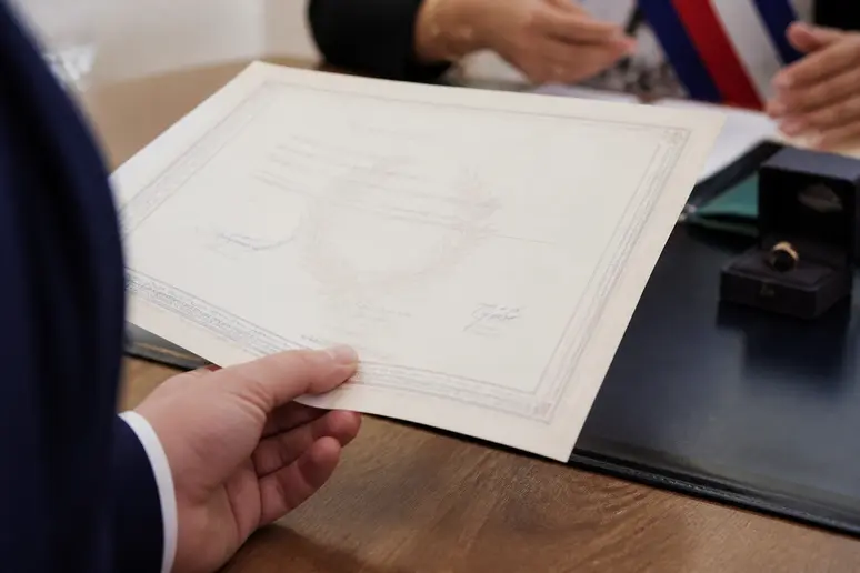 Exemple d'acte de mariage remis lors d'un mariage-rapide-mairie.