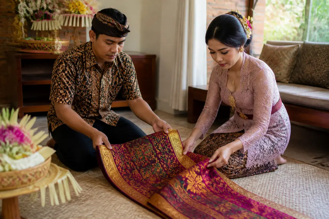 Qu'est-ce que le sarong et quel est son rôle dans un mariage ?