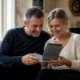 Un couple découvre des idées cadeaux noces de nickel hypoallergéniques dans leur salon.