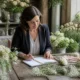 Un wedding planner prépare un poème humoristique mariage dans son atelier de Chartres